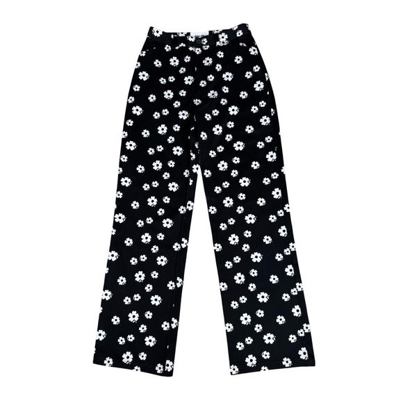 ROLLAS Folk Floral Heidi Pant Cotton High Rise New Without Tags Size 27 - Picture 3 of 12